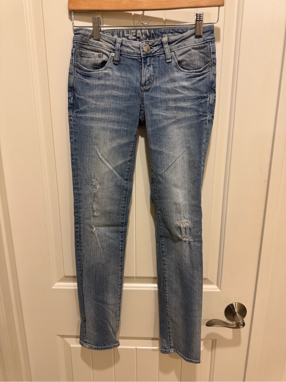 BULLHEAD Hermosa Blue Stone Wash Super Skinny sz 1 jeans